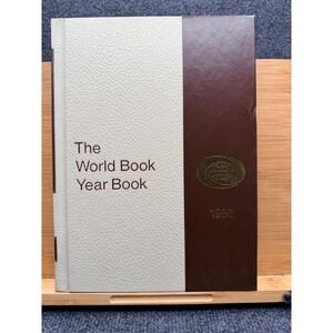 Vintage 1986 World Book Year Book Annual Supplement 1985 Events Hardcover